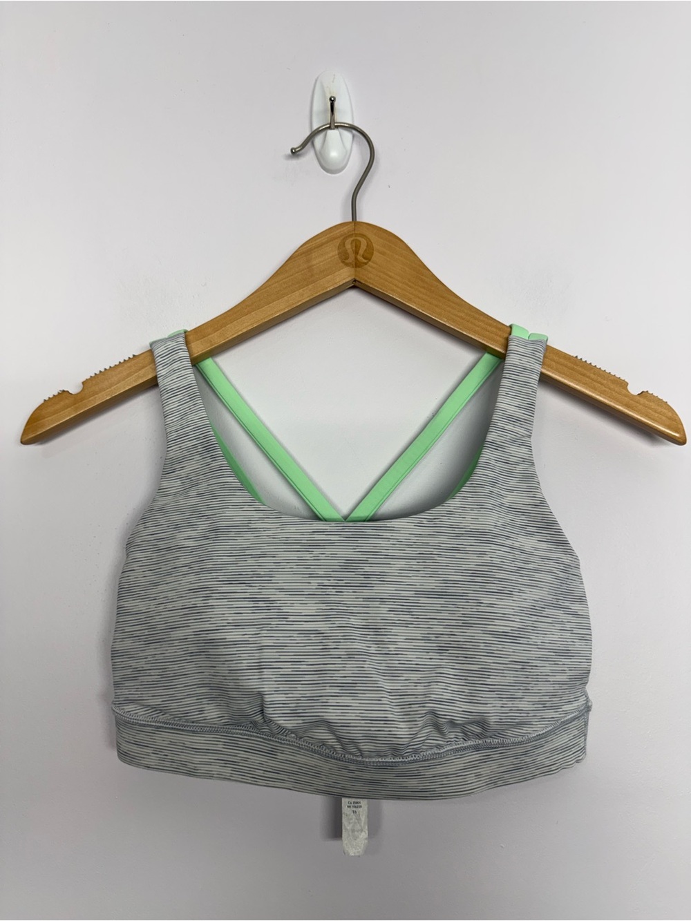 Lululemon Energy Bra Wee Are From Space Nimbus Battleship / Citra Lime Sz 8 - Picture 1 of 4
